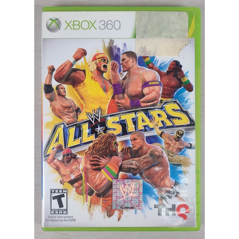 WWE All Stars Microsoft Xbox 360 2011 THQ Wrestling Fighting Game CIB Manual